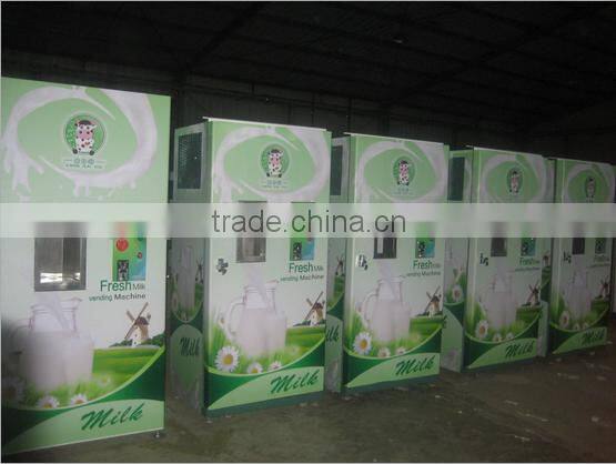 Full Automatic Fresh Milk Vending Machine/ Milk Dispenser Machine For 150L/Milk Atm IC Card And Coins Acceptor