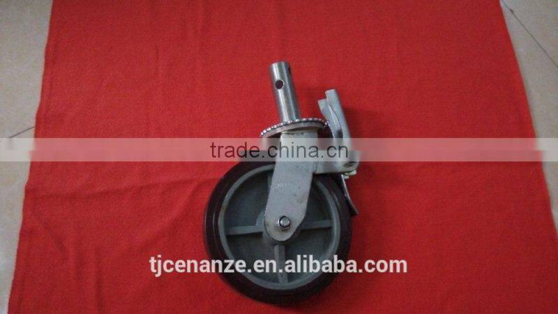 heavy duty 6" 8" scaffolding caster wheels(with or without brake)