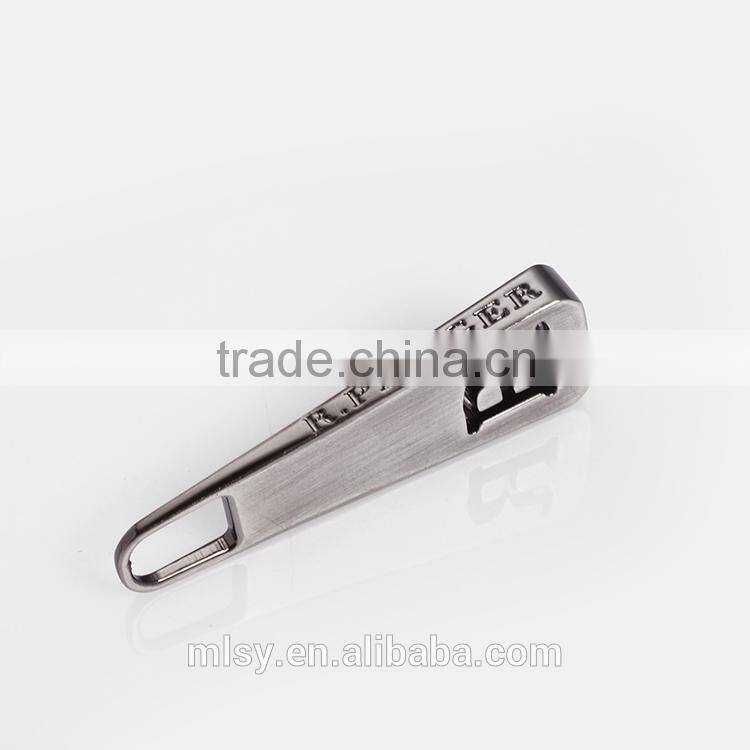 Metal star zipper puller reversible zipper slider two sided zipper slider