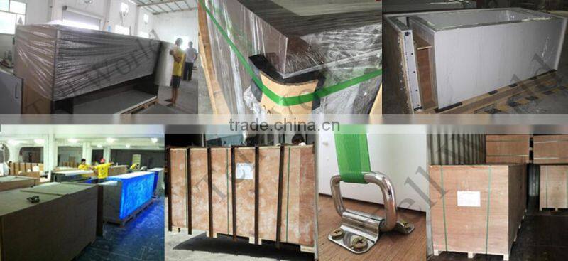 2016 Alibaba Golden Acrylic solid surface bar counter/translucent stone bar table/bar counter for sale