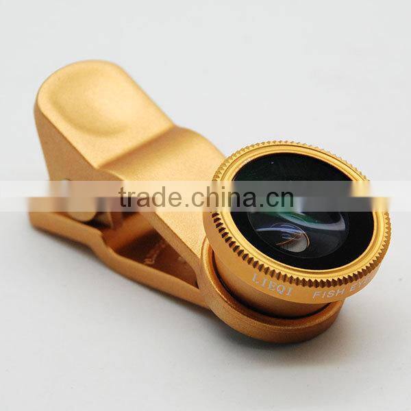 Best Universal 3 in 1 Clip Lens Wide Angle+ Macro+ Fish Eye Lens