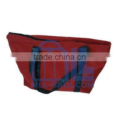 The tote red shopping hand bag for women