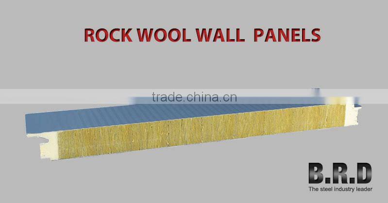 manufacturer of fireproof rock wool sandwich wall panel price