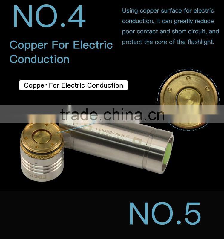 Home charging light models Silver XPG Q5 16340 battery mini led cooler light
