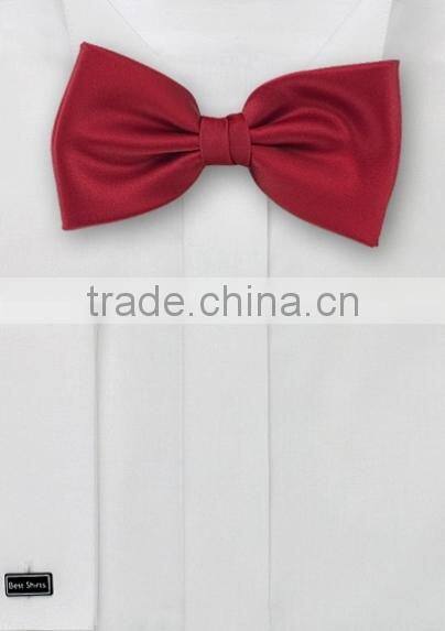 Pure Silk Squares Solid Cherry Red Handkerchief Ultra-soft