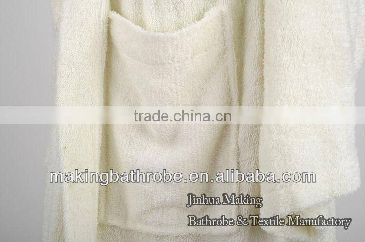 top hotel cheap white and simple breathable cool towel material bathrobe