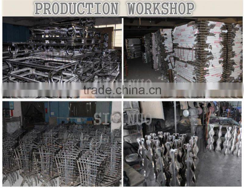 Simple Design Crystal Modern Stainless Steel Leg Dining Chair Alligator Grain Restaurant Chair