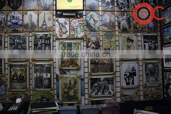 Vintage decorative Tin beer signs