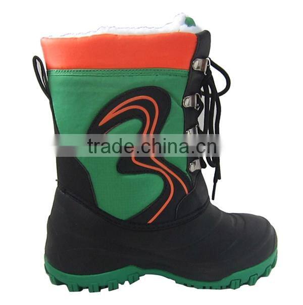 Children snow boot fur lining winter kids snow boots snow boot waterproof snow boots