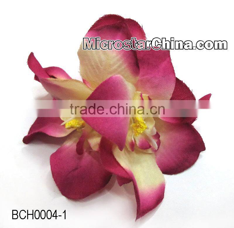 Chiffon Fabric Flower Brooch Pin Wholesale