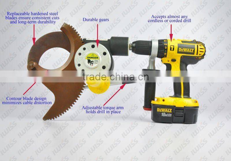 Battery Powered Ratchet Cable Cutter