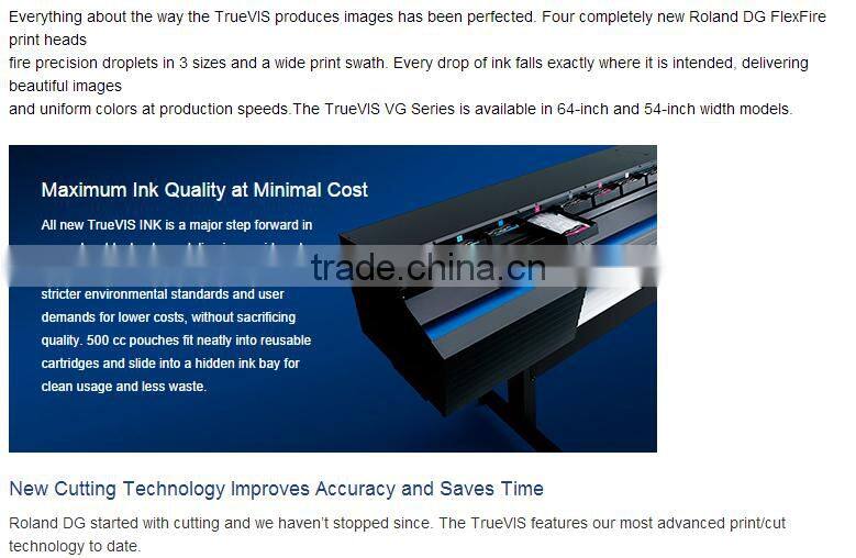 New roland VG540 printer for printing &cutting plotter