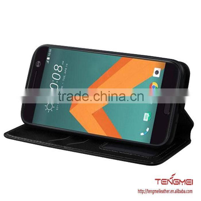 mobile phone case for HTC 10, oil crazy horse leather case for HTC 10