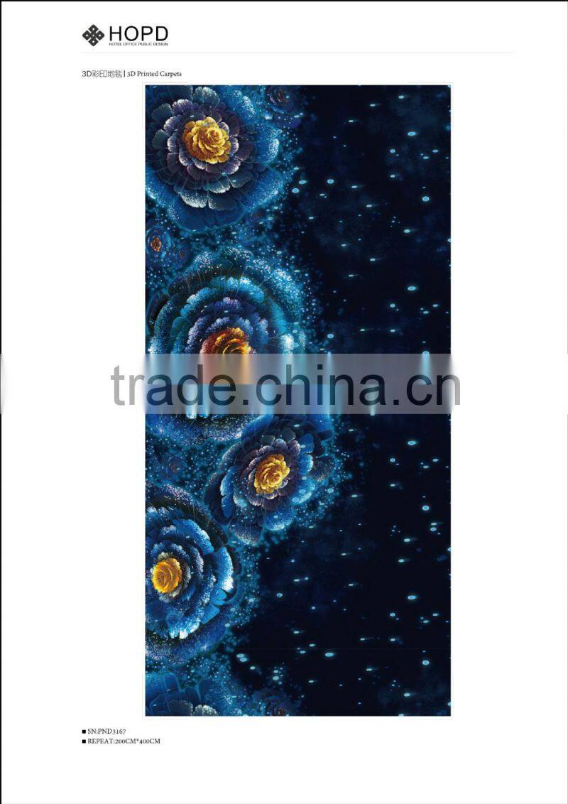 Luxury galaxy pattern 3D printed Carpet for decoration