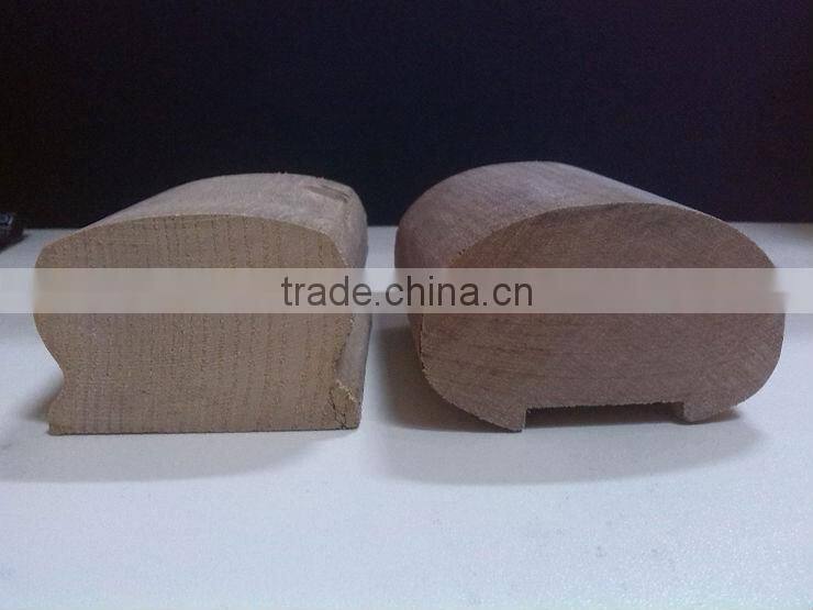 classical solid wood railing/balustrade/handrail for stair