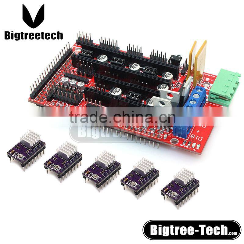 Electronics Reprap Ramps 1.4 kit control panel printer Control Reprap MendelPrusa + 5pcs DRV8825 Stepper Motor Drive Carrier