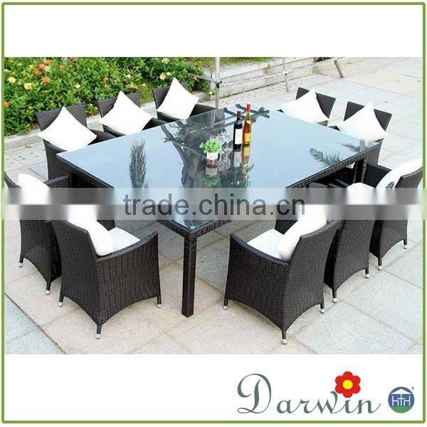Superior restaurant rattan furniture living room dining tables and chairs