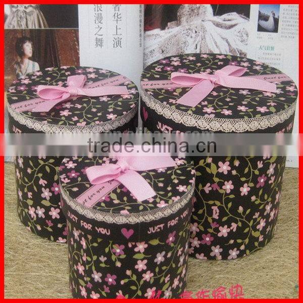 2014 New Products Round Cosmetic Box