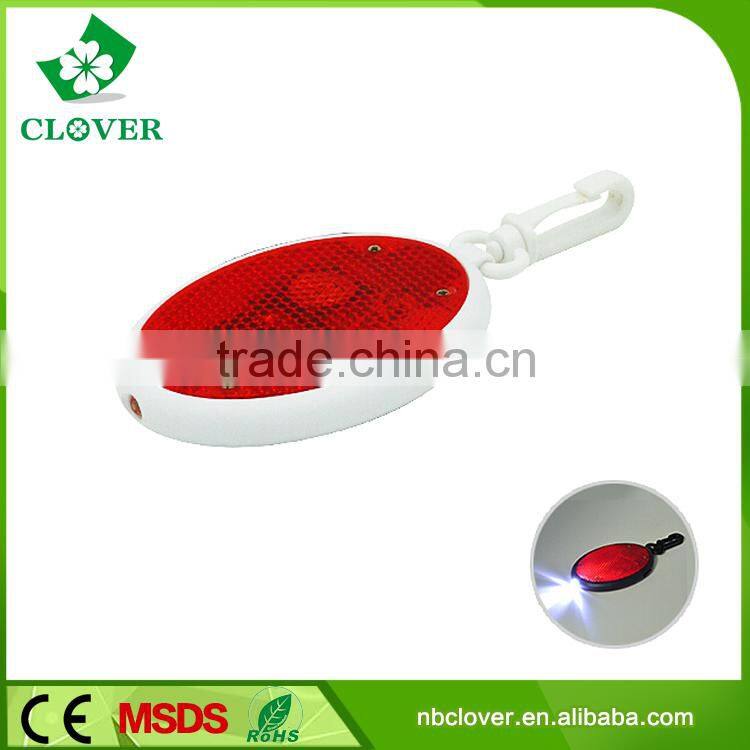 ABS and PS material custom 2 led best keychain flashlight