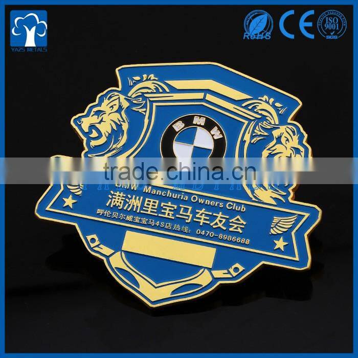 Metal car logos and their names