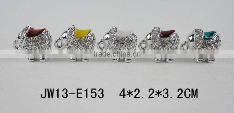 Novelty metal floating key ring