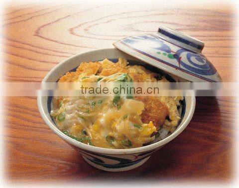 Kitchenware Saute Pan with Wood Vertical handle for Japanese rice bowl dish