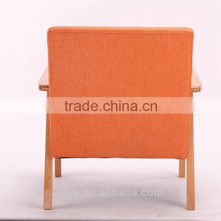 TDSF-01-2 QVB JIANDE TONGDA LIVINGROOM BEECH WOODFABRICE ARMREST SOFA COFFEE SHOP SOFA LEISURE SOFA LIVING ROOME SOFA