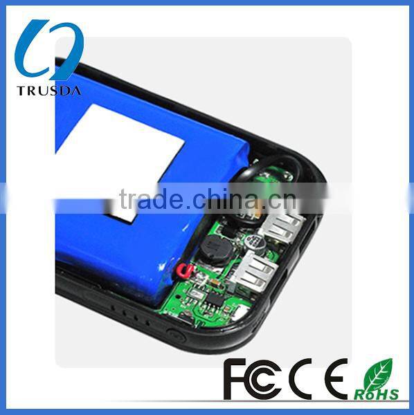 Built in calbe portable mobile power bank 10000mah