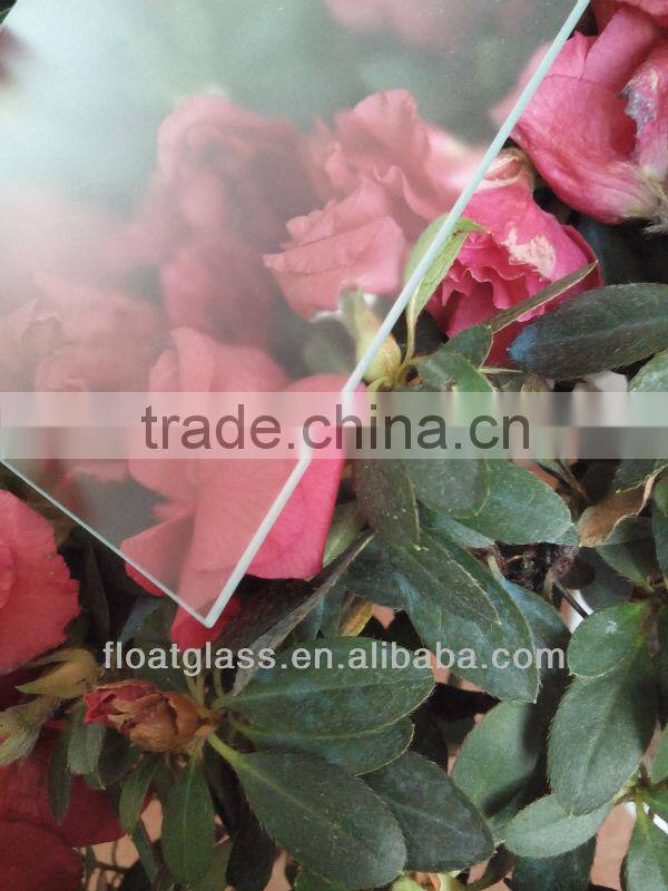 3mm beveled edge glass/The best quality customized Patterned glass