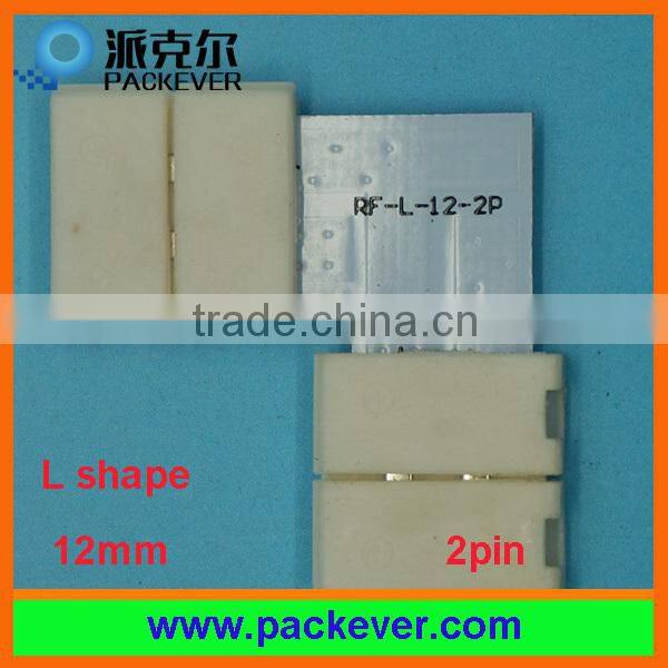 X shape 2 pins 12mm LED strip connector, solder free, fast connection