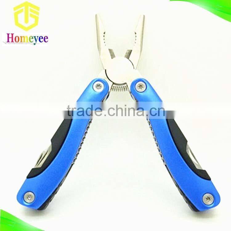 Survival pocket foldable plier with aluminum handle for promotion gift