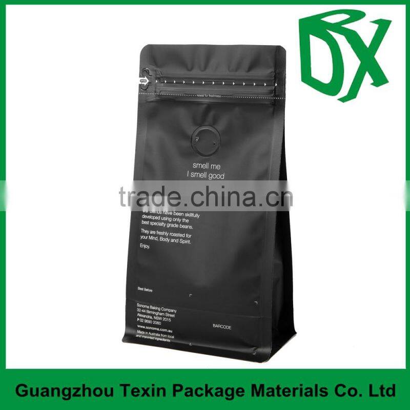 China Guangdong Accepted Customized Tin Tie Coffee Beans Bag
