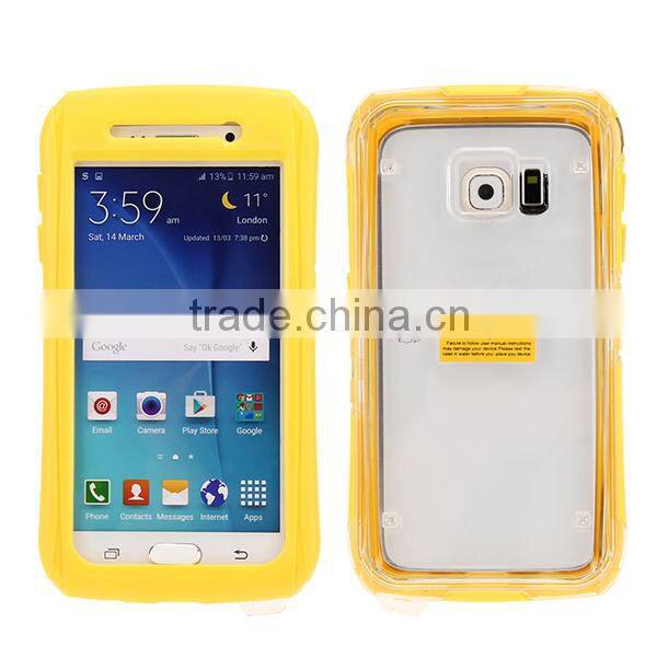 For Samsung Galaxy S6 Edge S6 Case Waterproof Shockproof With Button
