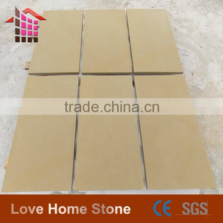 Cheap China factory supplier beige sandstone slabs for outdoor wall