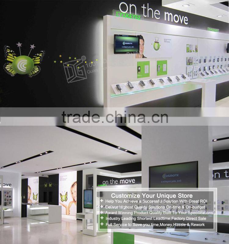 2016 hot sale retail mobile phone shop decoration