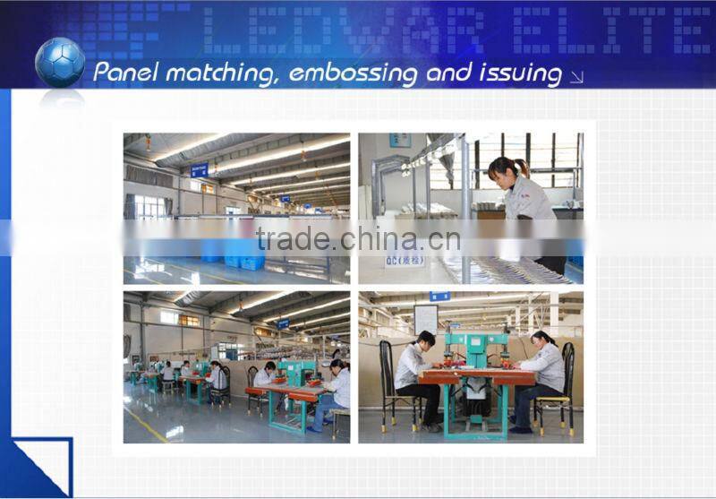 hand stitched size 5 soccer ball in PU material