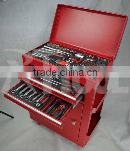 2015 NEW ITEM 158pcs Roller CABINET kraft tools auto repair and maintenance tool trolley