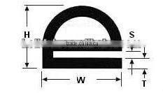 E shape,D shape Rubber extrusion foam seal strip