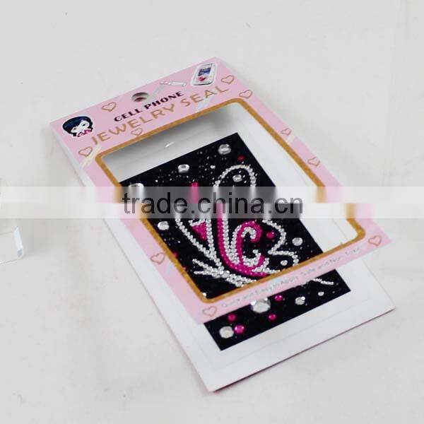 Fancy various colorful peel off acrylic sticker