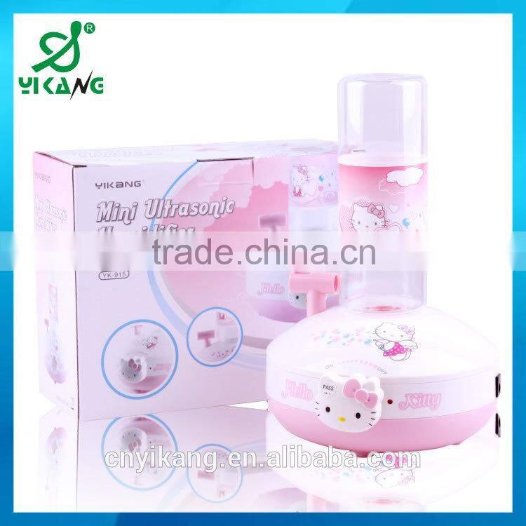 ultrasonic humidifier piezoelectric transducer bottle can be changed ultrasonic air humidifier best product hot in 2014