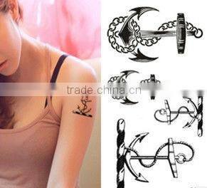 bow and arrow shape tatoo sticker