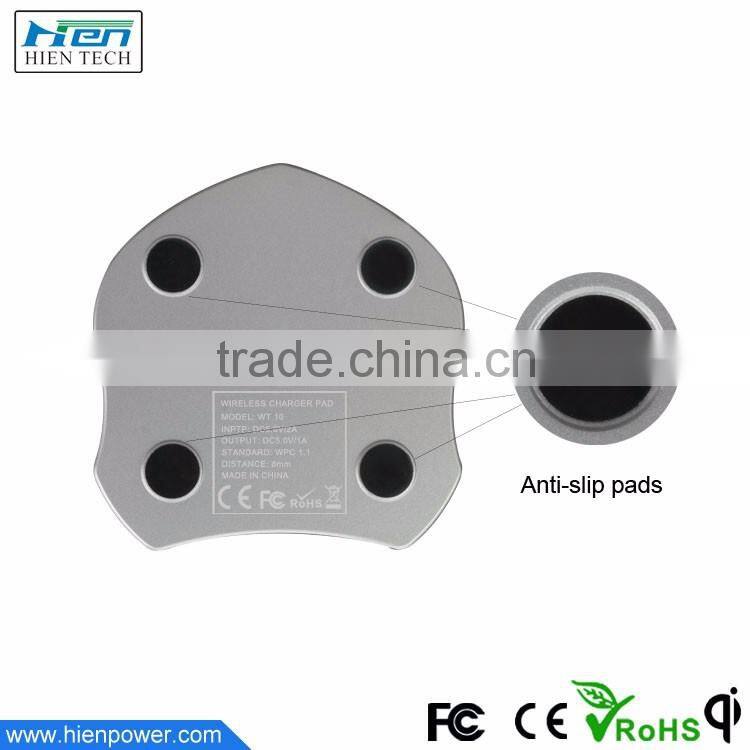 Customize Logo product qi wireless phone charger for huawei p8 lite and other smart phone