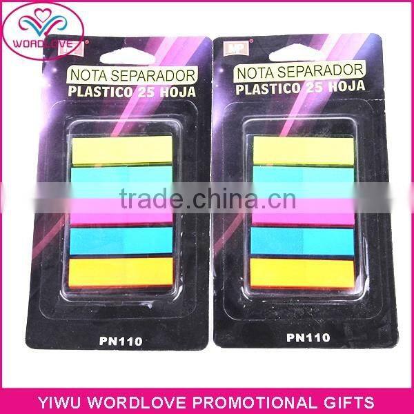 cheap promotional custom pet memo pad, logo printing pet memo notes
