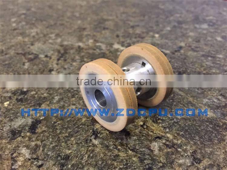 2016 new low friction durable rubber pulley wheels