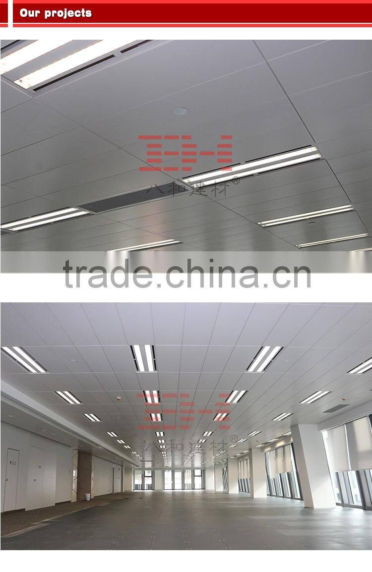 2016 Fashionable false ceiling aluminum square ceiling tile