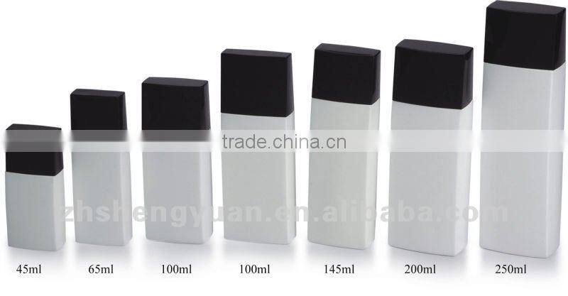 45ML flat lotion bottle for sunblock , BB cream