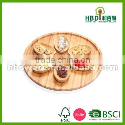 Food storage tray wholesales wood food tray