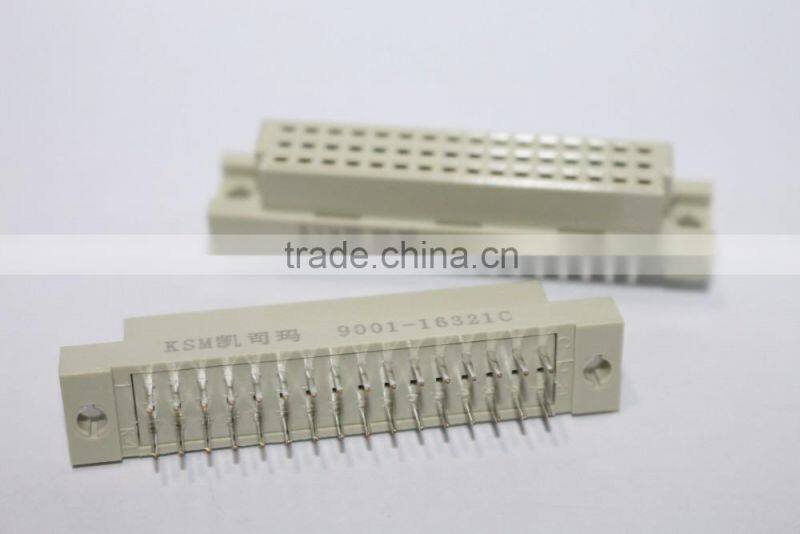 Row 2 Stright 32pin Din 41612 Euro connector female 2.54mm