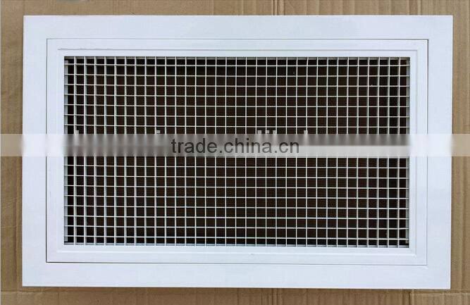 Aluminum square egg crate grilles