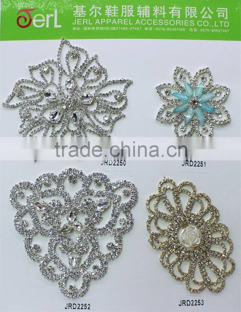 rhinestone bridal lace trimming for garment accessories